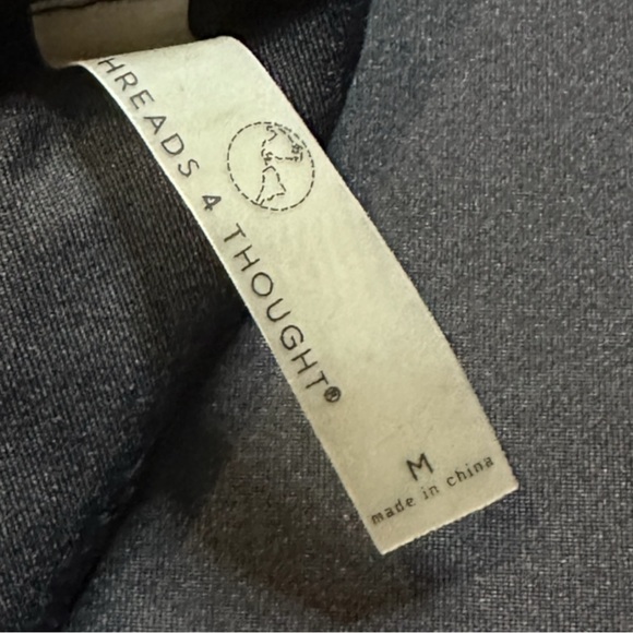 ⭐️HP⭐️NWT Threads 4 Thought Shift Style Moisture Wick Tank Top in Black. Medium - Picture 9 of 13